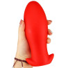 EggPlay Plug Silicone SAURUS EGG L 14 x 6.3cm Rouge